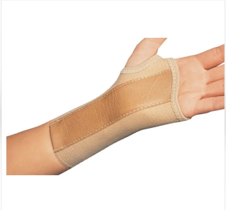 Wrist Brace ProCare® Low Profile / Contoured / Wraparound Aluminum / Cotton / Elastic Right Hand Beige X-Small