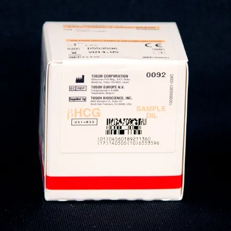 Reagent Diluent AIA-Pack® Sample Diluent Human Chorionic Gonadotropin (hCG) For Tosoh Automated Immunoassay Analyzers 4 X 4 mL