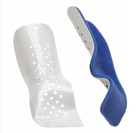 Wrist Splint ProCare® Metacarpal Padded Aluminum / Foam Left Hand Blue / White Medium