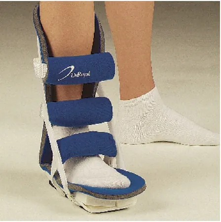Plantar Fasciitis Night Splint DeRoyal® Small Adjustable Strap Male 4 to 6 / Female 5 to 7 Foot