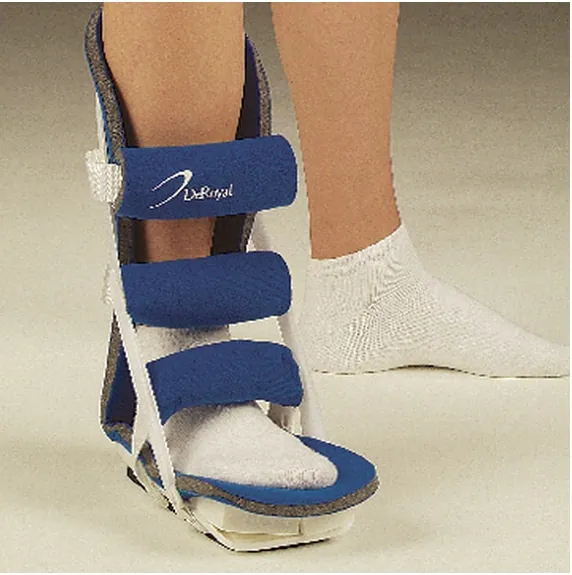 Plantar Fasciitis Night Splint DeRoyal® Large Adjustable Strap Male 9-1/2 / Female 10-1/2 and Up Foot