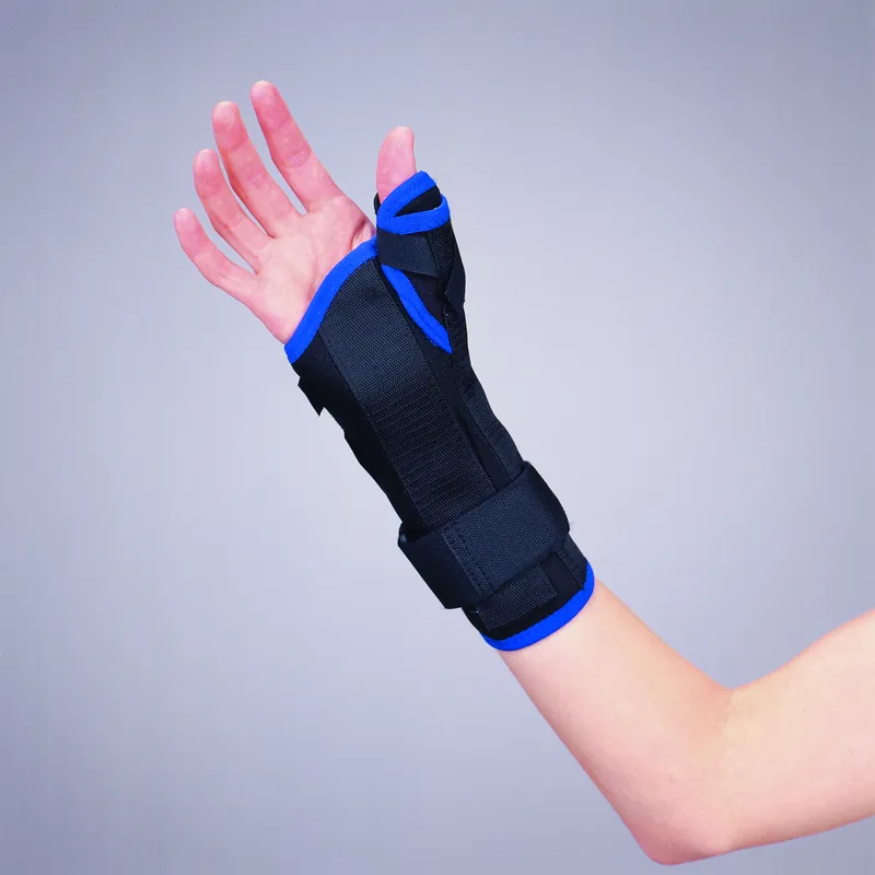 Wrist / Thumb Brace Premium Low Profile Tietex Left Hand Black Large