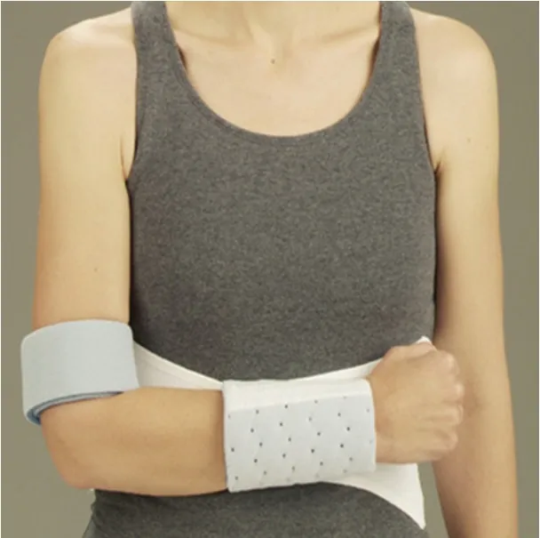 Shoulder Immobilizer DeRoyal® 2X-Large Elastic / Foam Hook and Loop Strap Closure Left or Right Shoulder
