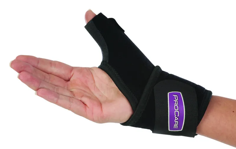 Thumb Support Universal Thumb-O-Prene™ One Size Fits Most Hook and Loop Closure Left or Right Hand Black
