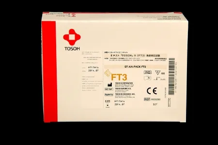 Reagent ST AIA-Pack® Thyroid / Metabolic Assay Free Triiodothyronine (T3) For AIA® Automated Immunoassay Systems 100 Tests 20 Cups X 5 Trays
