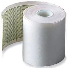 Diagnostic Recording Paper Thermal Paper 90 mm X 152 mm Z-Fold Red Grid