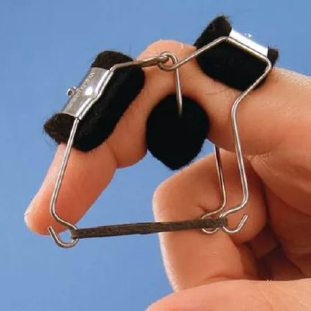 Dynamic Finger Splint Reverse Finger Knuckle Bender Medium Left or Right Hand White
