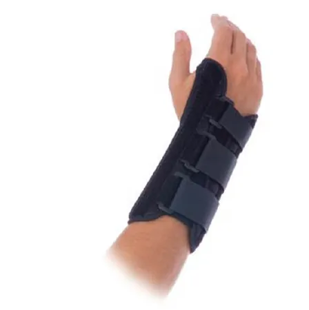 Wrist Brace Rolyan® Fit Fabric / Spandex / Metal Left Hand Black Medium