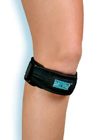 Patellar Knee Strap Matt Strap™ One Size Fits Most Hook and Loop Closure 7 to 20 Inch Circumference Left or Right Knee