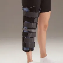Knee Immobilizer Tietex® One Size Fits Most 12 to 24 Inch Circumference 12 Inch Length Left or Right Knee