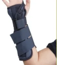 Wrist Brace DeRoyal® Tietex Left Hand Blue Medium