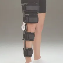 Knee Brace DeRoyal® Loop Lock Closure 17 to 23 Inch Circumference Left or Right Knee