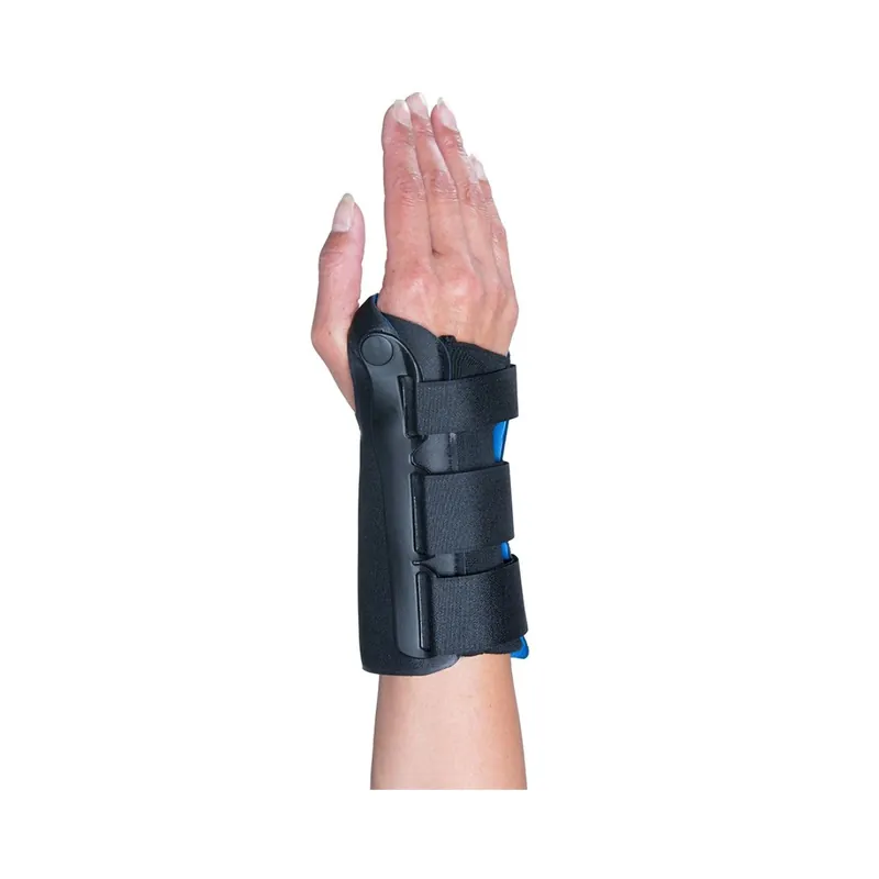Wrist Brace Ossur® Exoform® Aluminum / Plastic Left Hand Black X-Small