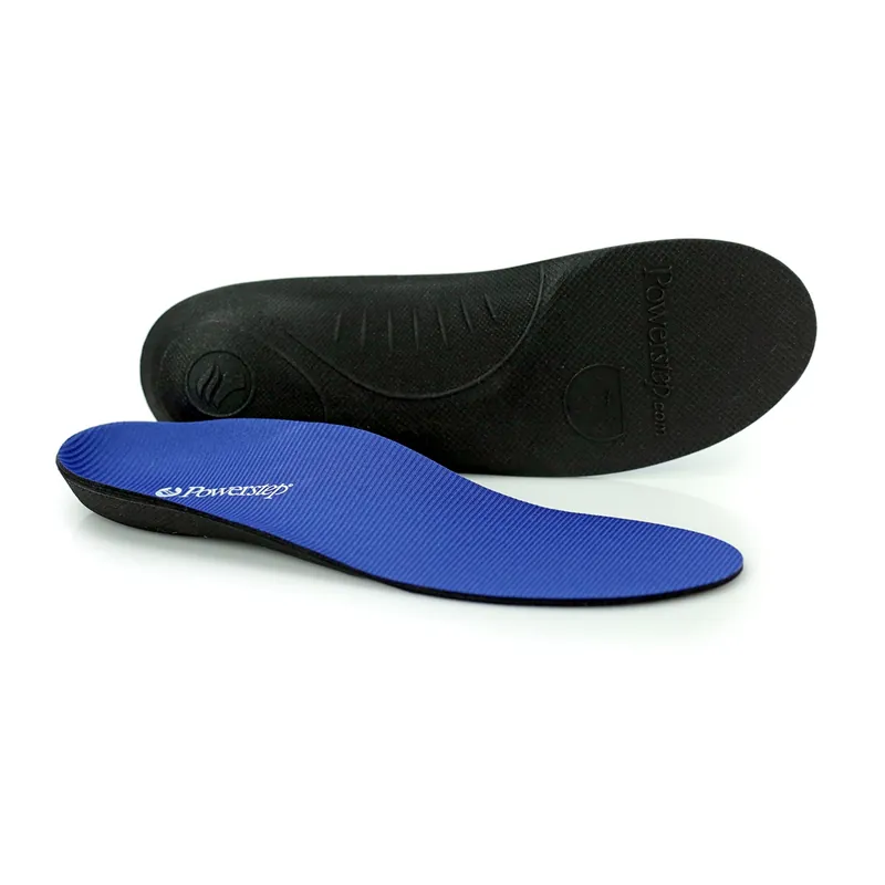 Powerstep® ProTech CustomPost® Orthotic Insole Full Length Size F Polypropylene / VCT® Foam / Polyester / EVA Black / Blue / Red / Ivory / Gray Male 12 to 13-1/2 / Female 14 to 15-1/2