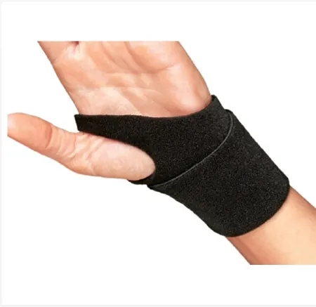 Wrist Support ProCare® Wraparound / Wristlet Neoprene Left or Right Wrist Black One Size Fits Most