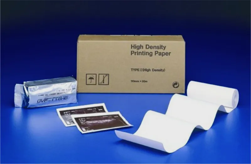 Diagnostic Recording Paper Thermal Paper 110 mm X 20 Meter Roll Without Grid