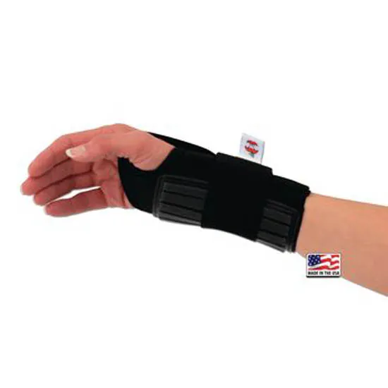 Wrist Support Core Reflex Neutral Position Rubber Right Hand Black Large