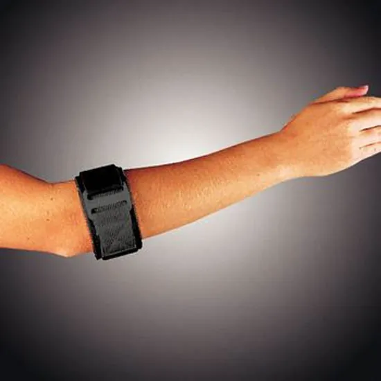 Elbow Splint One Size Fits Most Loop and Lock Closure Tennis Black