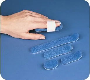 Finger Splint Without Fastening Blue / Silver