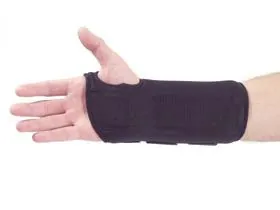 Wrist Brace Freedom® Comfort™ Foam / Metal / Polyester Left Hand Black Medium