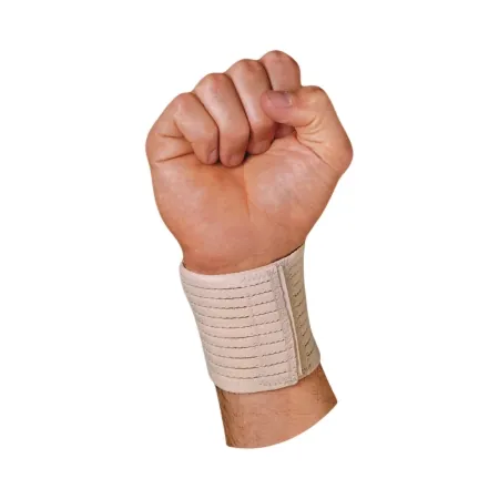 Wrist Support Wraparound / Wristlet Elastic Left or Right Wrist Beige One Size Fits Most