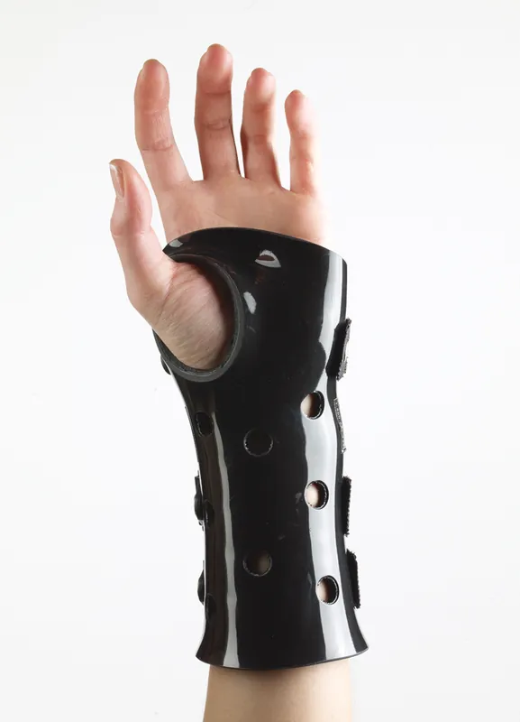 Wrist / Hand Splint Corflex® Polyethylene / Foam / Stockinette Left Hand Black Medium