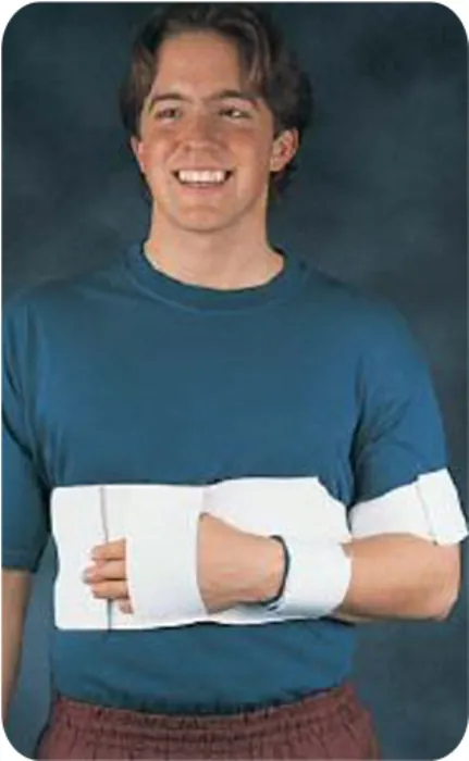 Shoulder Immobilizer Bicro™ Medium Elastic / Foam Hook and Loop Closure