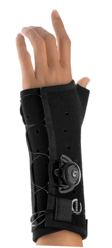 Thumb Splint Exos® Medium Boa® Lacing System Left Hand Black