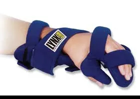 Wrist / Hand / Finger Orthosis Rolyan® HANZ™ Right Hand Blue Medium