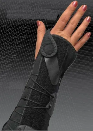 Wrist Support eZY WRAP® Sidewinder™ Standard Felt Left Hand Black One Size Fits Most
