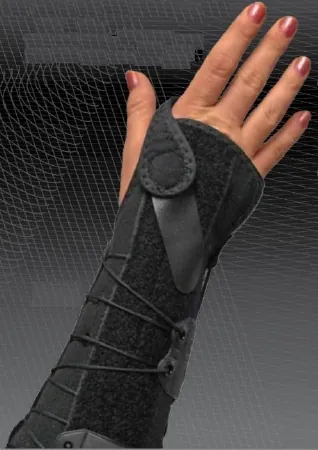 Wrist Support eZY WRAP® Sidewinder™ Standard Felt Right Hand Black One Size Fits Most