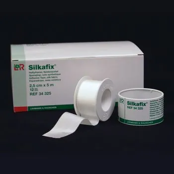 Medical Tape Silkafix® Skin Friendly Acetate 2 Inch X 5 Yard White NonSterile