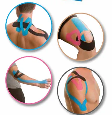 Kinesiology Tape Mueller® Wave Pattern Adhesive Cotton 2 Inch X 5 Yard Beige NonSterile