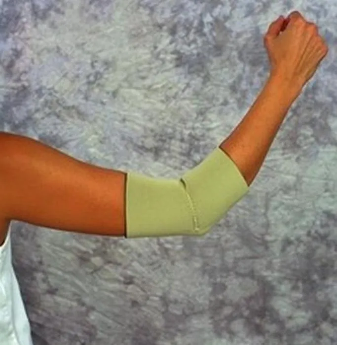 Tennis Elbow Support Medium Sleeve with Strap Beige