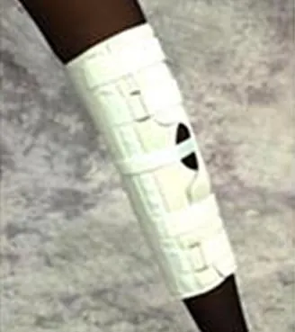 Knee Immobilizer Medium 20 Inch Length Left or Right Knee
