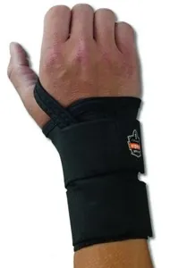 Wrist Support ProFlex® 4010 Double Strap Elastane / Elastic / Polyester Right Hand Black Small