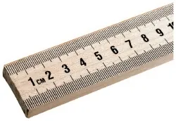 Meter Stick Maple Wood
