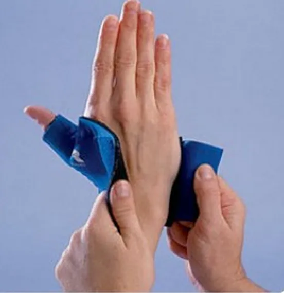 Thumb Splint Small Right Hand Blue