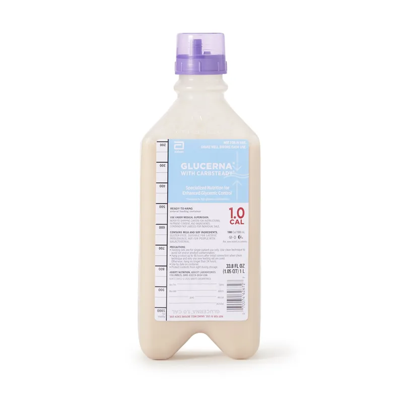 Tube Feeding Formula Glucerna® 1.0 Unflavored Liquid 33.8 oz. RTH Container