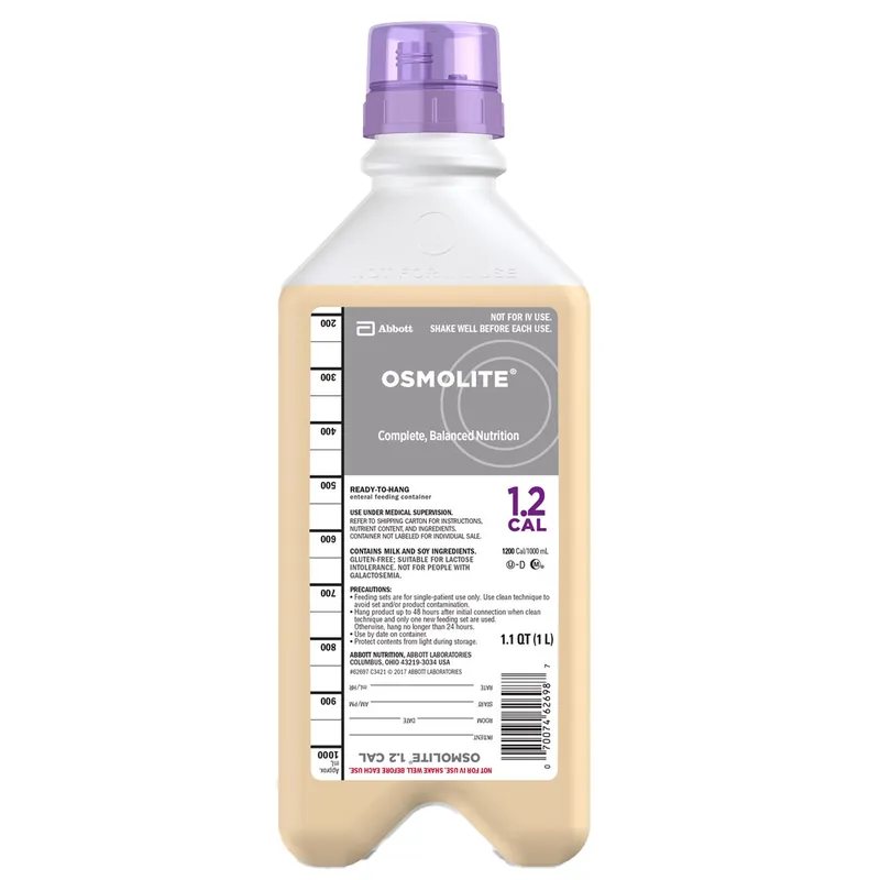 Tube Feeding Formula Osmolite® 1.2 Cal Unflavored Liquid 33.8 oz. RTH Container