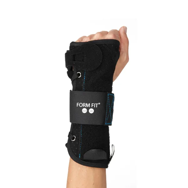Wrist Brace Ossur® Formfit® Universal Aluminum / Copper / Cotton / Polyamide / Polyester / Polyurethane Right Hand Black X-Large