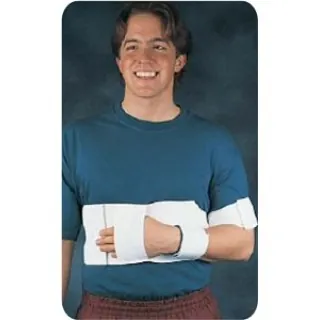 Shoulder Immobilizer Bicro™ 2X-Large Elastic / Foam Hook and Loop Closure