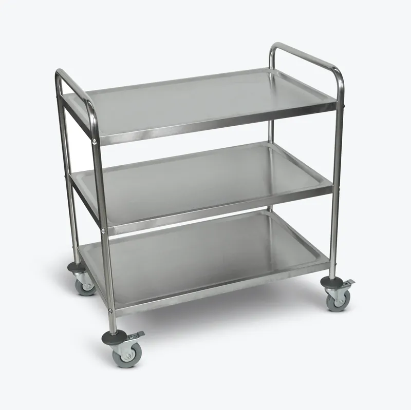 Utility Cart 21 X 33-1/2 X 37 Inch Silver