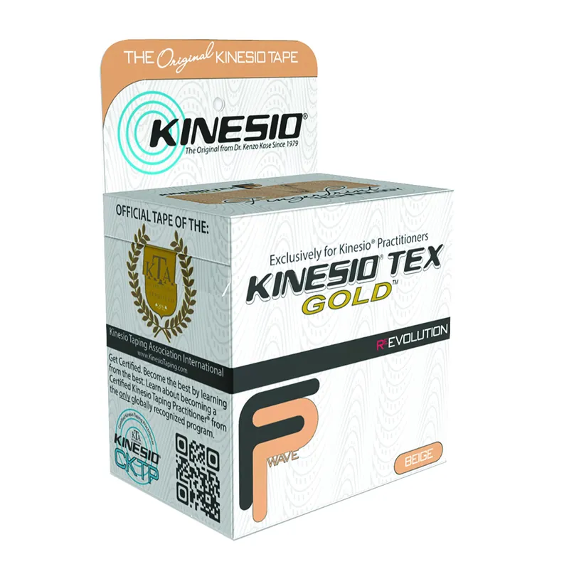 Kinesiology Tape Kinesio® Tex Gold™ FP Water Resistant Cotton 2 Inch X 5-1/2 Yard Beige NonSterile