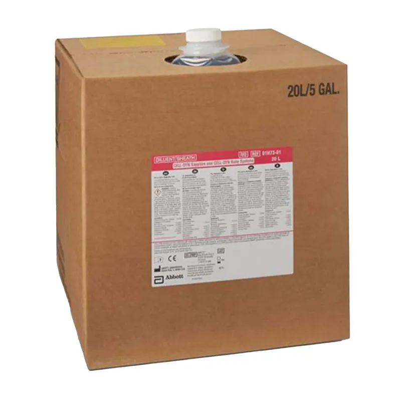 Reagent Diluent Cell-Dyn® Hematology Diluent / Sheath Fluid For Cell-Dyn® Ruby / Sapphire / 4000 Analyzers 20 Liter