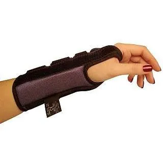 Wrist Support Core Reflex Neutral Position Rubber Right Hand Black Medium