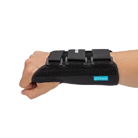 Wrist Brace Ossur® Formfit® Aluminum / Cotton / Polyester Right Hand Black Small