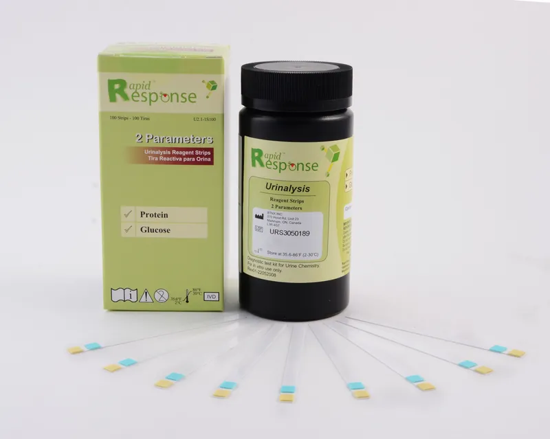Reagent Test Strip Rapid Response™ pH, Specific Gravity For in vitro diagnostic use only 100 per Bottle