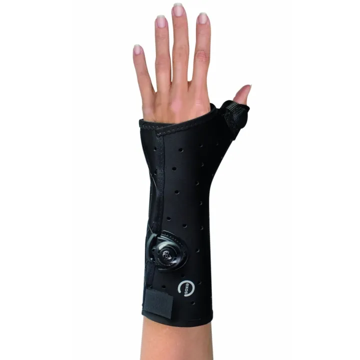 Thumb Splint Exos® X-Large Boa® Lacing System Left Hand Black