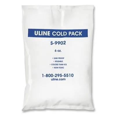 Refrigerant Gel Pack Uline 3/4 X 4 X 5-1/2 Inch